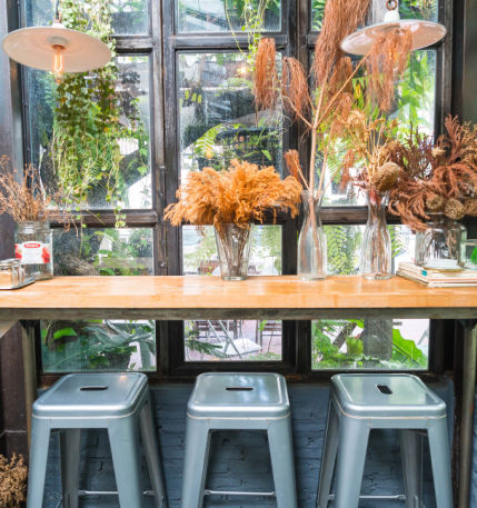 Exported Tolix Bar Stools